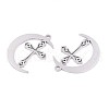 304 Stainless Steel Pendants STAS-N108-37P-2