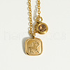 Stainless Steel Square Pendant Necklace for Women ZODI-PW0007-05F-1
