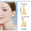 Beebeecraft 6Pcs Rack Plating Brass Pendants KK-BBC0012-57-2