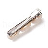 Cowrie Shell Shape Iron Flat Alligator Hair Clips PHAR-JH00126-4