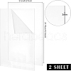 Transparent Acrylic Plates DIY-WH0016-54B-2