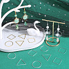 SOFPLATE 120Pcs 6 Styles Brass Linking Rings KK-SP0002-17-4