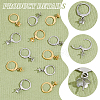 Unicraftale 40Pcs 2 Colors 304 Stainless Steel Leverback Earring Findings STAS-UN0045-74-5