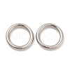 Non-Tarnish 304 Stainless Steel Linking Rings X-STAS-D246-01A-04P-2
