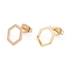 304 Stainless Steel Stud Earrings EJEW-Z012-07G-2