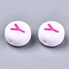 Opaque White Acrylic Beads MACR-N012-01Y-2