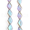 Electroplate Glass Beads Strands EGLA-B010-01A-HR02-1