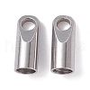 Tarnish Resistant 304 Stainless Steel Cord Ends STAS-H153-08P-1