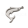 Non-Tarnish 201 Stainless Steel Pendants STAS-E206-04P-02-2