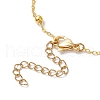 Brass Flat Oval Cable Chain Bracelets BJEW-JB11602-03-4