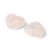 Natural Rose Quartz Heart Palm Stone G-YW0001-52A-2