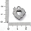 Gothic Rack Plating Alloy Pendants PALLOY-V002-15B-01-3