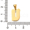 304 Stainless Steel Pendants STAS-K297-01G-U-3