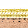 Baking Paint Transparent Glass Beads Strands DGLA-N006-6mm-04-4