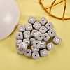 26Pcs 26 Style Silicone Alphabet Beads for Bracelet or Necklace Making SIL-SZ0001-01A-4