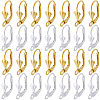 SUNNYCLUE 100Pcs 2 Colors Brass Hoop Earring Findings KK-SC0003-70-1