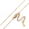 201 Stainless Steel Cable Chain Necklaces NJEW-P309-16C-G-3