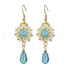 304 Stainless Steel Dangle Earrings EJEW-MZ00216-02-1
