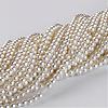 Glass Pearl Beads Strands HY-4D-B02-3