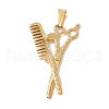 PVD Vacuum Plating 304 Stainless Steel Big Pendants STAS-H170-03G-2