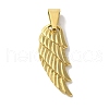 Ion Plating(IP) 304 Stainless Steel Pendants STAS-Z075-22G-1