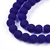 Transparent Glass Beads Strands GLAA-T032-T6mm-MD15-3
