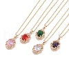 304 Stainless Steel Cable Chain Necklaces NJEW-P309-05G-1