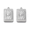 304 Stainless Steel Pendants STAS-Z121-19P-1