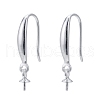 925 Sterling Silver Earring Hooks STER-E062-02S-1