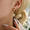 Fashionable Classic Butterfly Stainless Steel Hoop Earrings MR2941-1