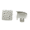 304 Stainless Steel Stud Earring Findings X-STAS-Q225-01A-2