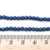 Electroplate Synthetic Magnetic Hematite Beads Strands G-A263-B01-02F-4