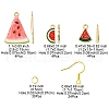 DIY Watermelon Dangle Earrings DIY-FS0006-06-5