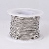 Tarnish Resistant 304 Stainless Steel Box Chains CHS-E018-02P-2