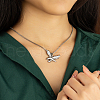 Vintage Stainless Steel Eagle Pendant Necklaces VR5102-4