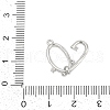 Brass Micro Pave Cubic Zirconia Charms ZIRC-P122-01E-P01-3