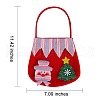 7Pcs 7 Style Christmas Non-woven Fabrics Candy Bags Decorations ABAG-SZ0001-16-2