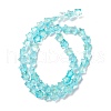 Transparent Glass Beads Strand GLAA-F112-04E-4