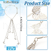 Zinc Alloy Rhinestone Hair Bands OHAR-WH20007-01A-P-2