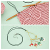 Aluminum Pendant Necklaces NJEW-NB00003-5