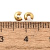 304 Stainless Steel Crimp Beads Covers STAS-P239-34G-03-3