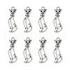 Tibetan Style Alloy Kitten Pendants LF10383Y-2