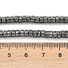 Electroplated Synthetic Non-Magnetic Hematite Beads Strands G-U003-16B-4