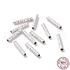 925 Sterling Silver Tube Beads STER-D035-11S-5