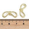 Alloy Bowknot Beads FIND-M079-02G-3
