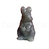 Natural Labradorite Carved Healing Rabbit Figurines PW-WG70445-06-1