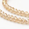 Electroplate Glass Beads Strands EGLA-D020-3x2mm-49-2