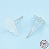 925 Sterling Silver Stud Earring Settings STER-T005-02B-5