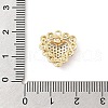 Brass Micro Pave Cubic Zirconia Pendants KK-E791-05G-3