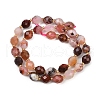 Natural Cherry Blossom Agate Beads Strands G-N342-149C-3